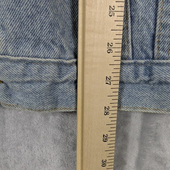 Vintage TYCA Cat Jean Jacket Mens Extra Large Cotton Made in USA Lt Wash Denim - Picture 11 of 11